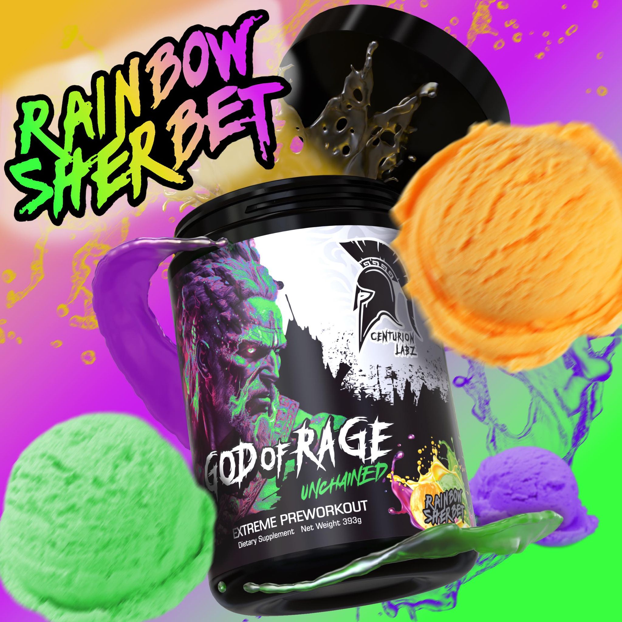 GOD OF RAGE® UNCHAINED! Extreme Preworkout* - CENTURION LABZ