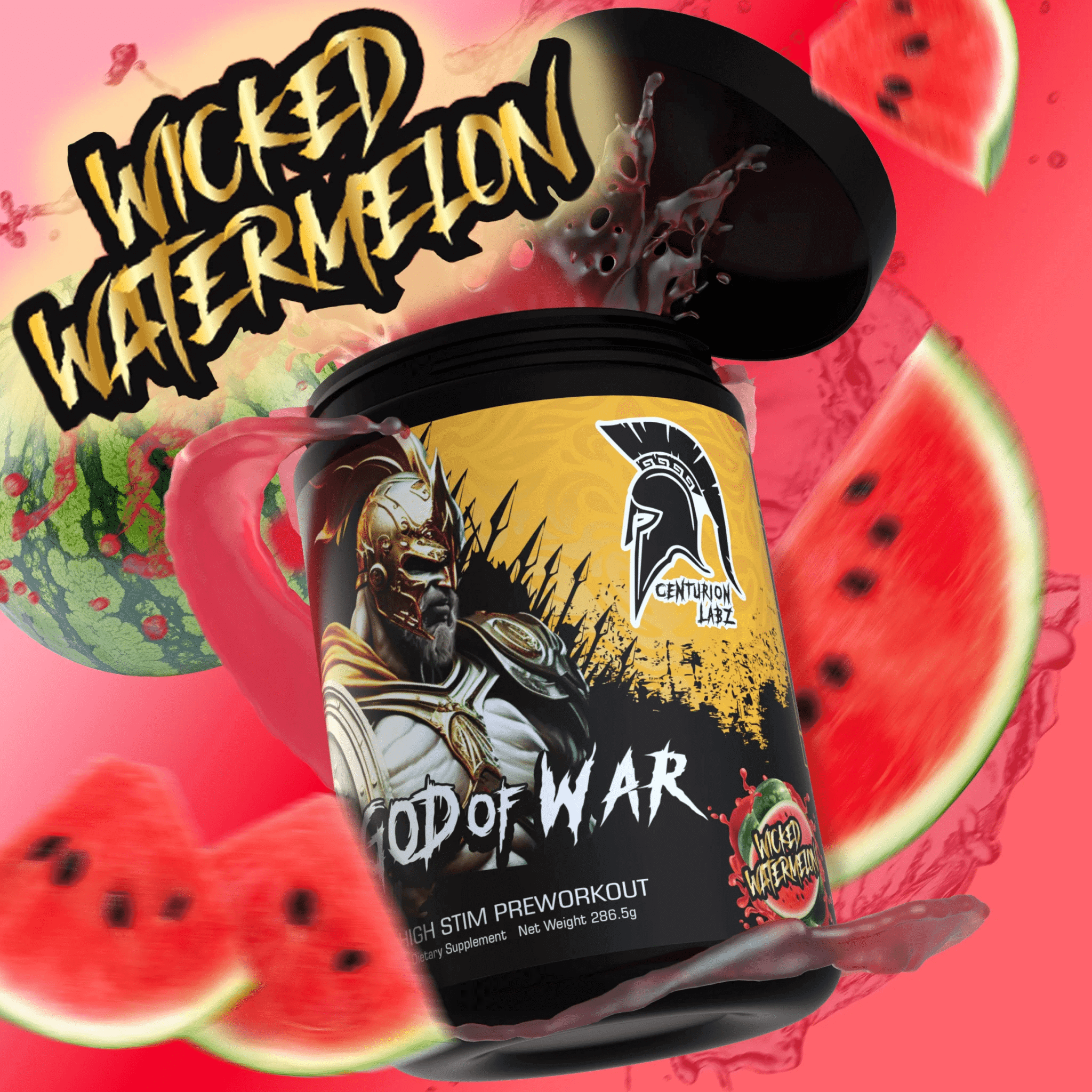 GOD OF WAR® High Stim Euphoric Pre* - CENTURION LABZ