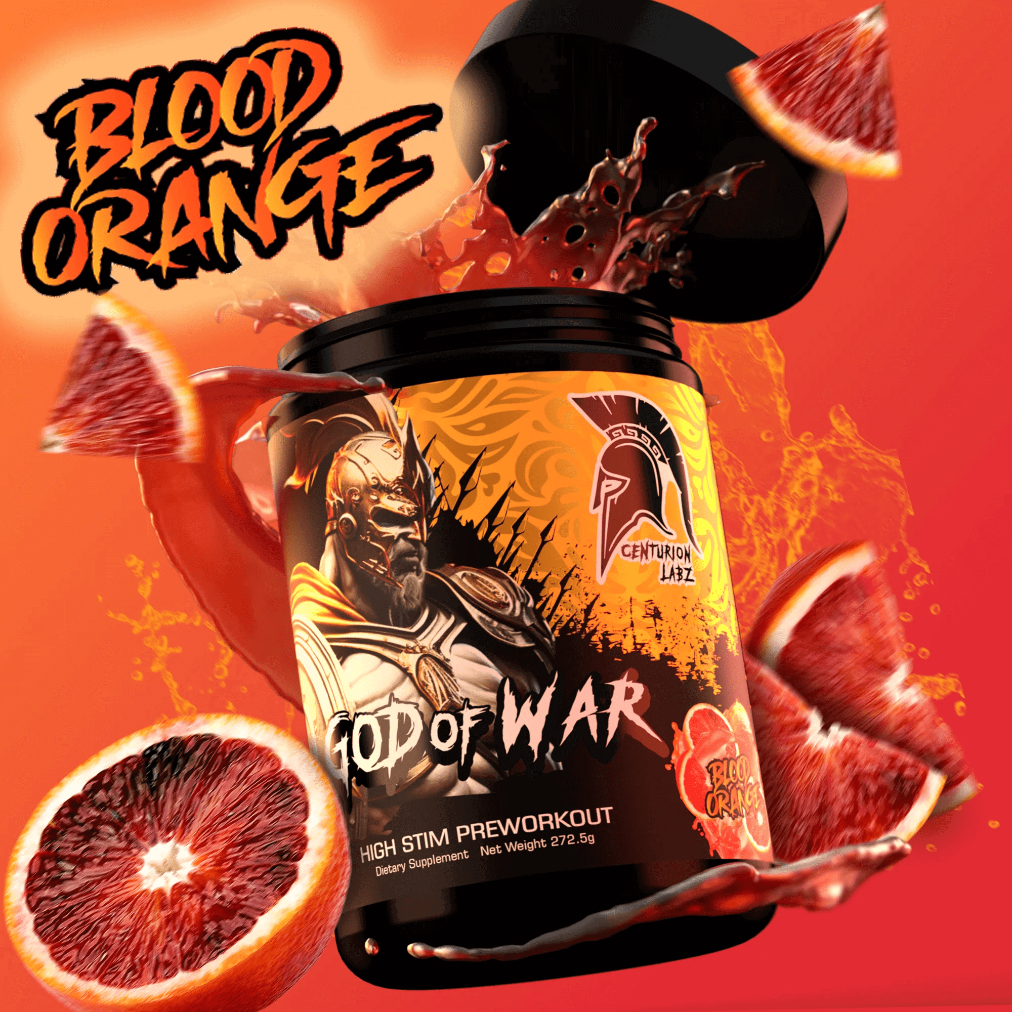 GOD OF WAR® High Stim Euphoric Pre* - CENTURION LABZ