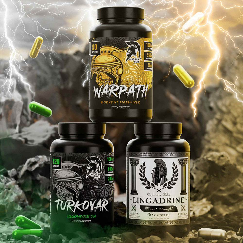 STEEL & STONE STACK: TURKOVAR, LINGADRINE, & WARPATH - CENTURION LABZ