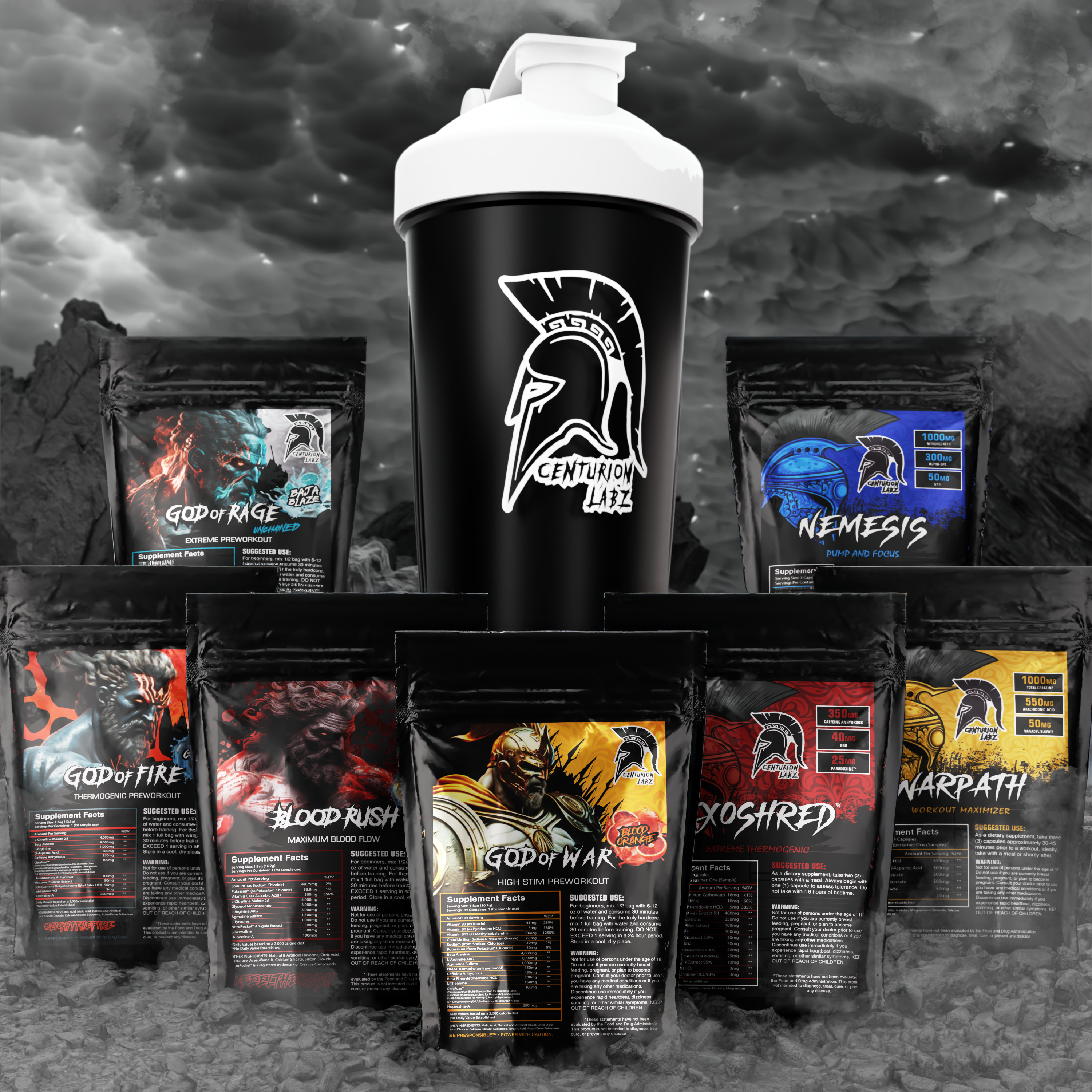 Shaker Cup & 7 Samples Bundle