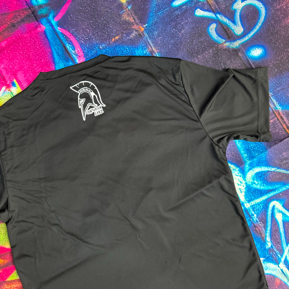 Black T-Shirt with New Centurion Labz Logo