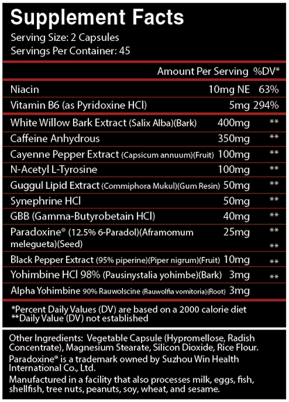 EXOSHRED® Extreme Thermogenic*
