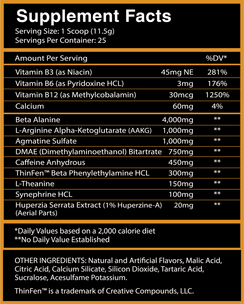 GOD OF WAR® High-Stim Preworkout*