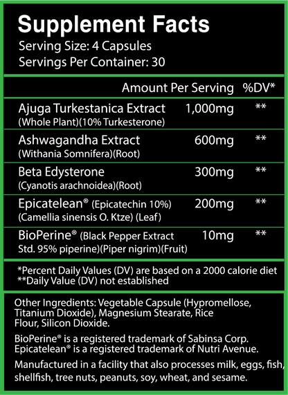 TURKOVAR® – Turkesterone Supplement for Lean Growth and Recomposition*