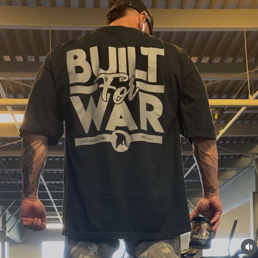 'BUILT FOR WAR' PUMP COVER - CENTURION LABZ