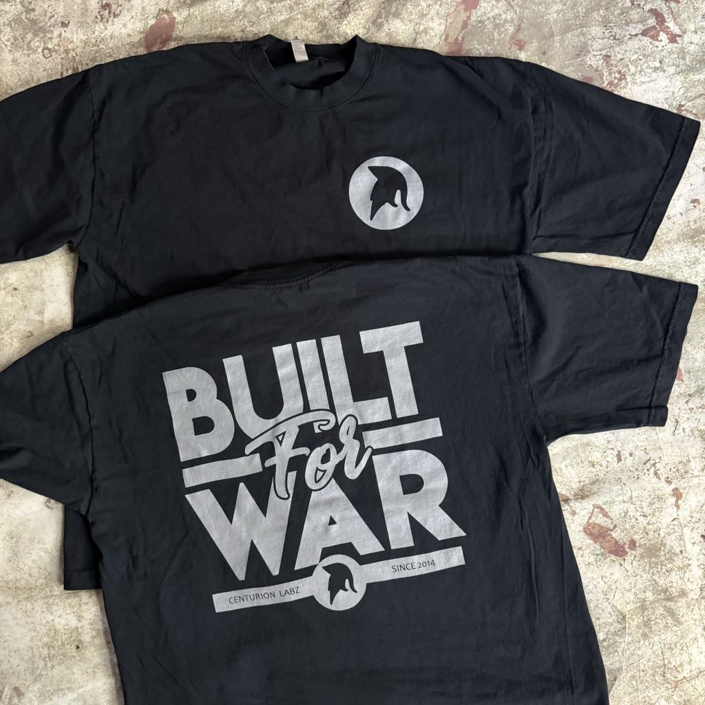 'BUILT FOR WAR' PUMP COVER - CENTURION LABZ