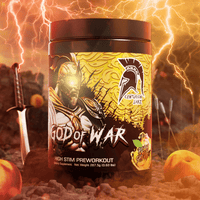 [CLEARANCE] GOD OF WAR® High - Stim Pre - Workout – Peach Sherbet (Flavor May Not Be for Everyone) - CENTURION LABZ