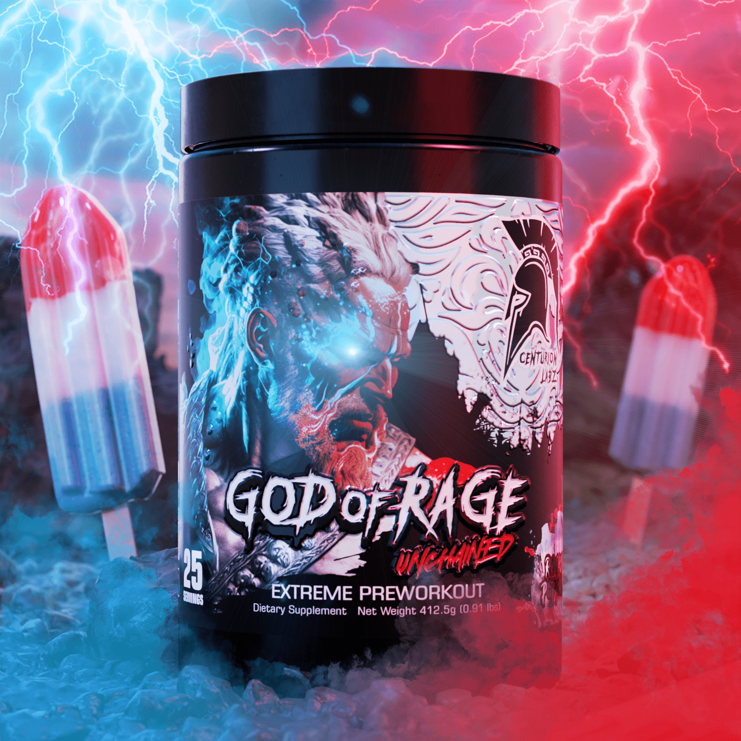 GOD OF RAGE® UNCHAINED! Extreme Preworkout* - CENTURION LABZ