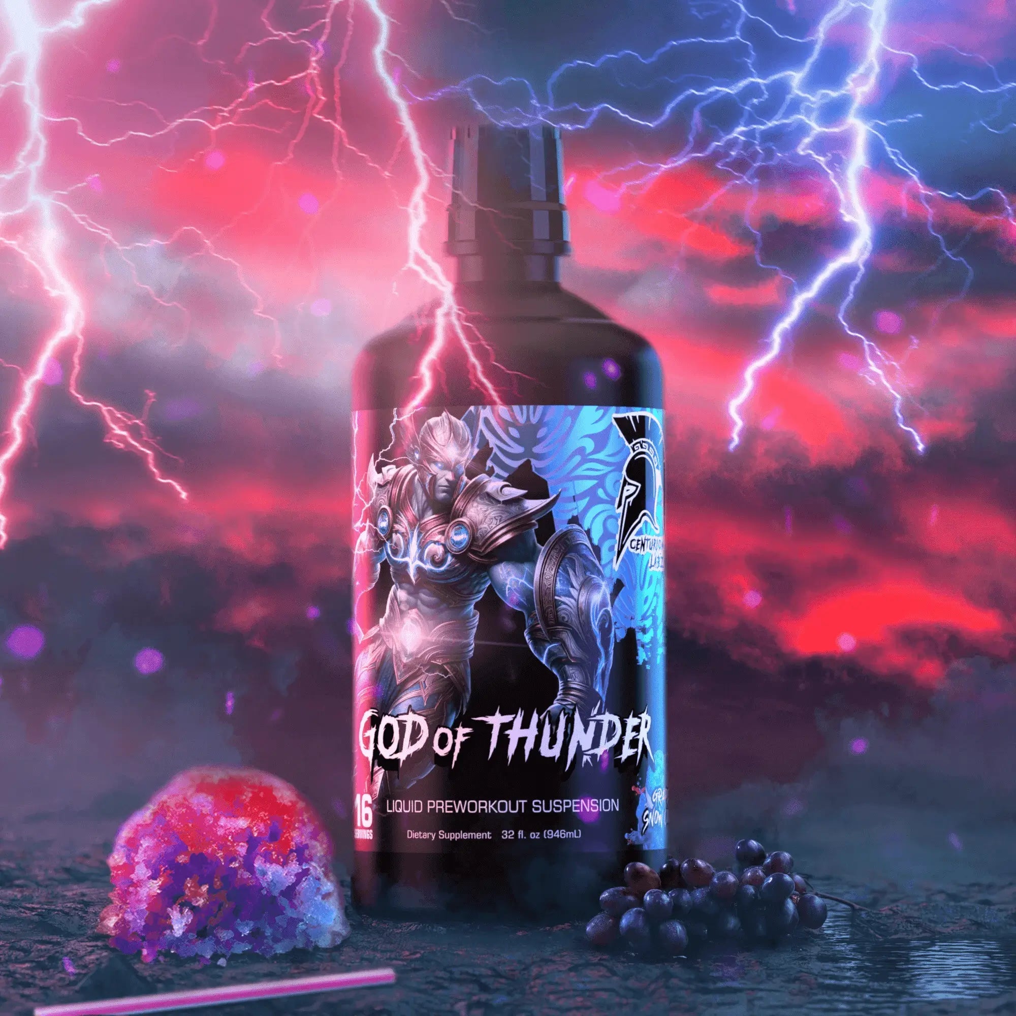 GOD OF THUNDER® Liquid Preworkout Suspension* [NOW AVAILABLE!] - CENTURION LABZ