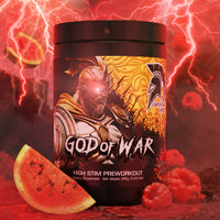 GOD OF WAR® High Stim Euphoric Pre* [Watermelon Raspberry Now Available!] - CENTURION LABZ
