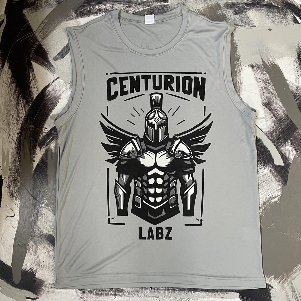 Grey Cutoff with Vintage Centurion Labz Design - CENTURION LABZ