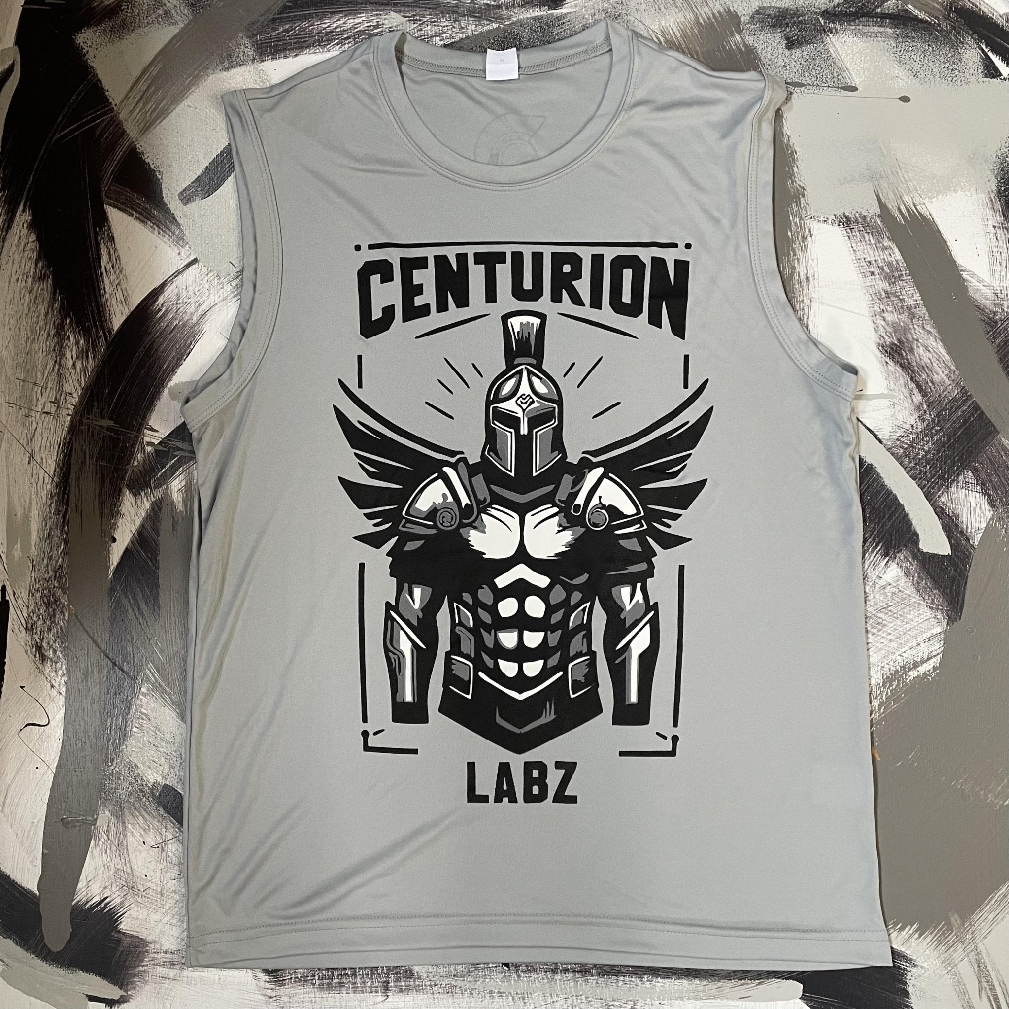 Grey Cutoff with Vintage Centurion Labz Design - CENTURION LABZ