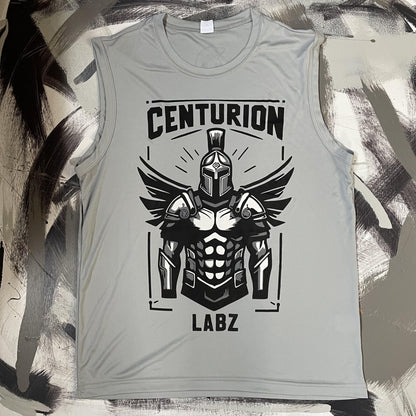 Grey Cutoff with Vintage Centurion Labz Design - CENTURION LABZ