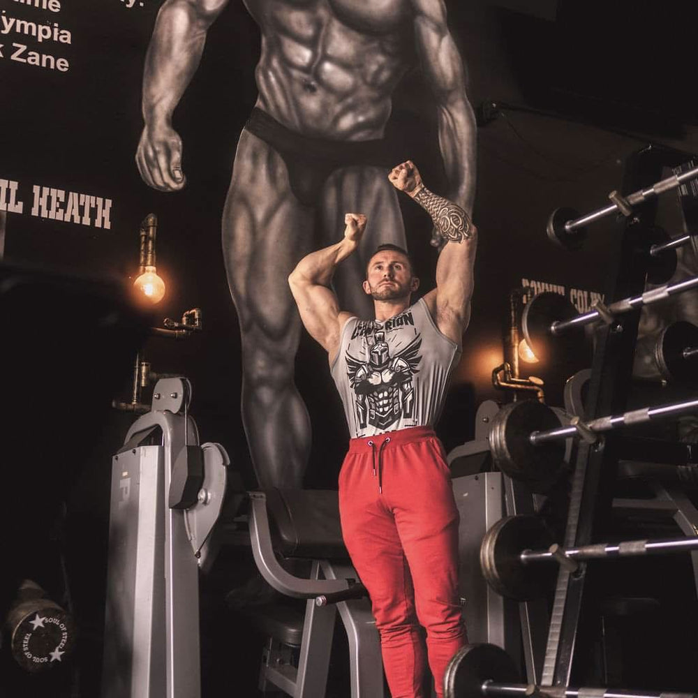 Grey Cutoff with Vintage Centurion Labz Design - CENTURION LABZ