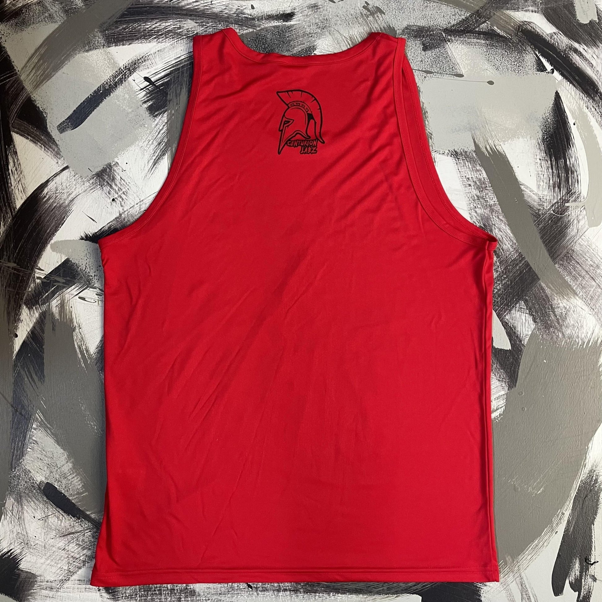 Red Tank with Vintage Centurion Labz Design - CENTURION LABZ