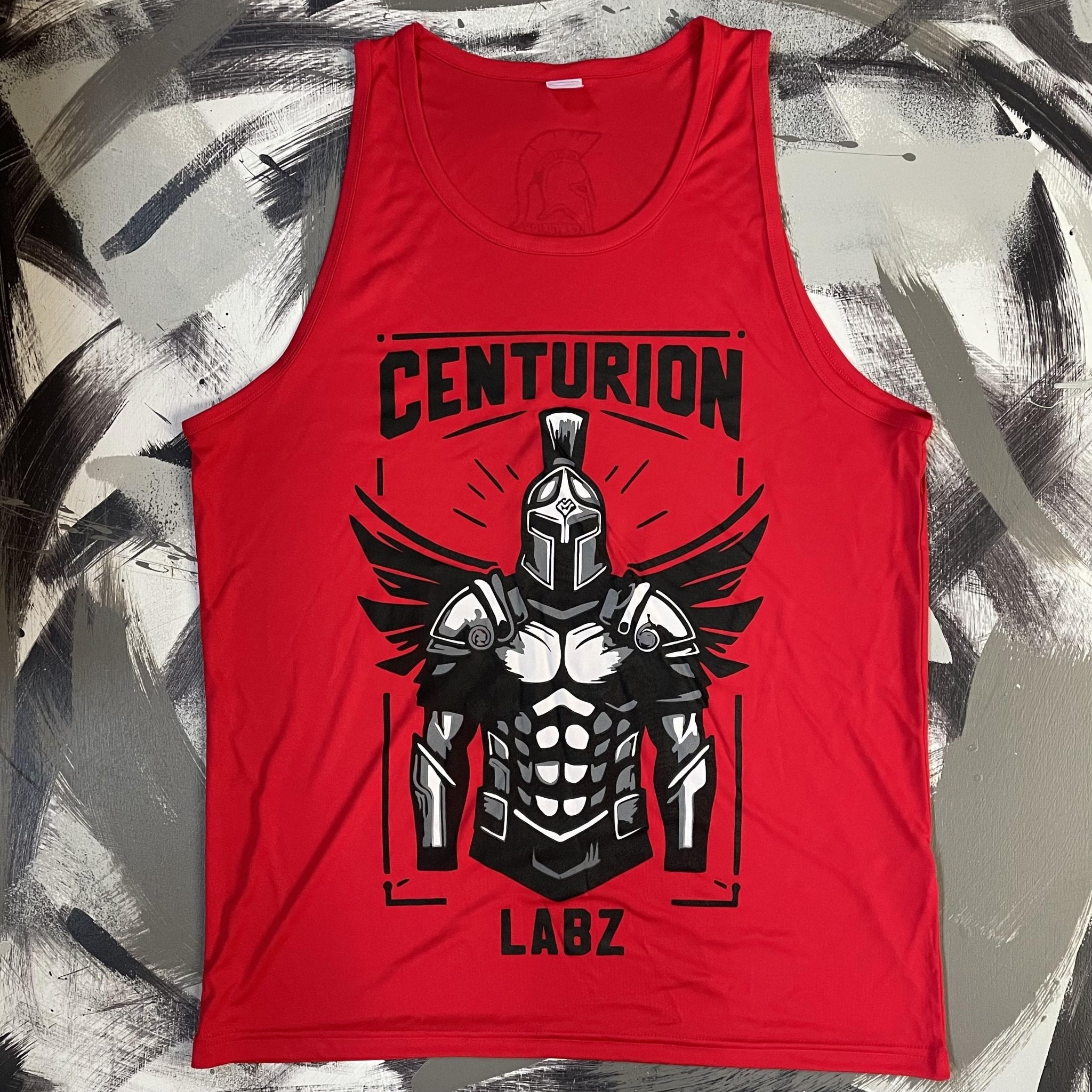 Red Tank with Vintage Centurion Labz Design - CENTURION LABZ