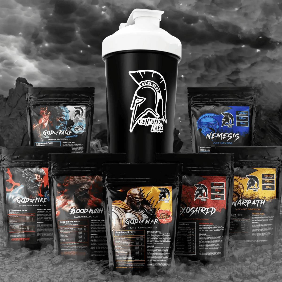 Shaker Sample Pack Killer Deal! Pre Workout Sample Pack – 8 Samples + Shaker Cup ...