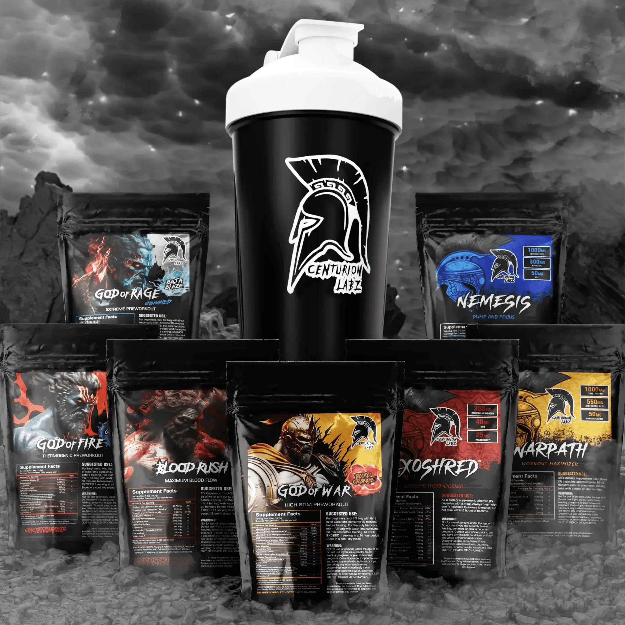 Samples + Shaker Bundle Deal - Now Includes 8 Samples! [$30+ Value!] - CENTURION LABZ