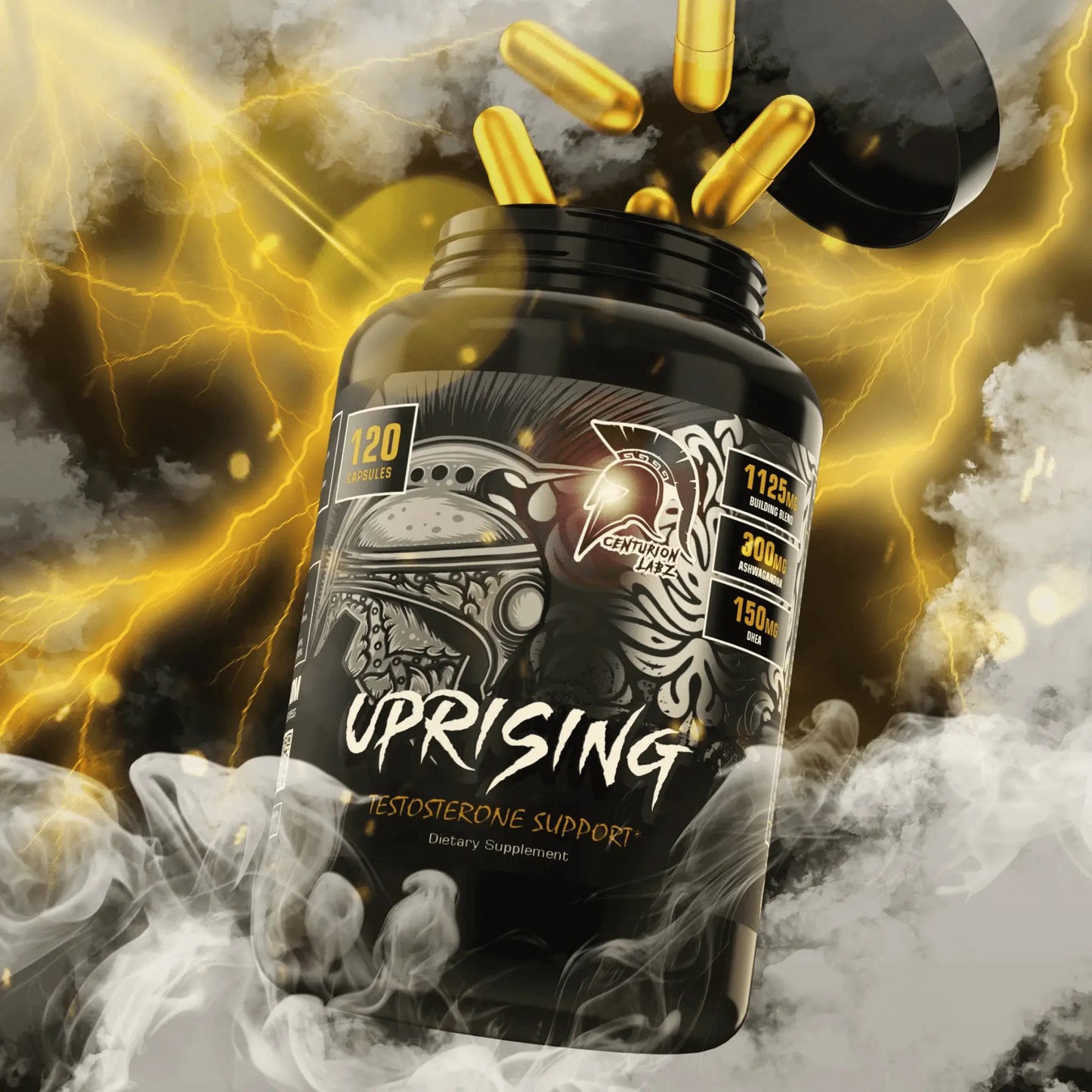 UPRISING: Natural Testosterone Support* - CENTURION LABZ