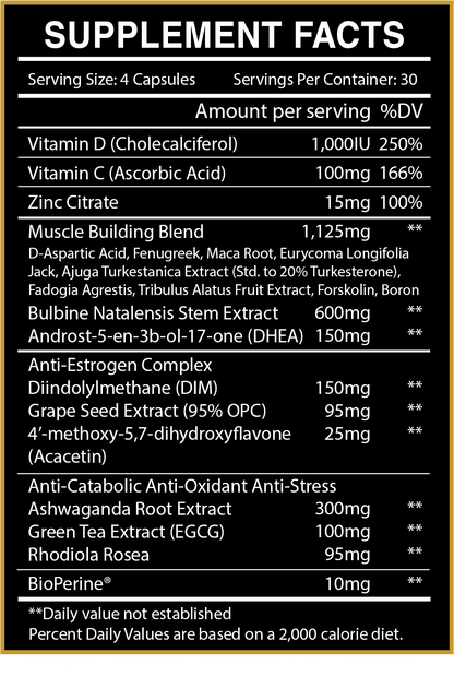 UPRISING: Natural Testosterone Support* - CENTURION LABZ