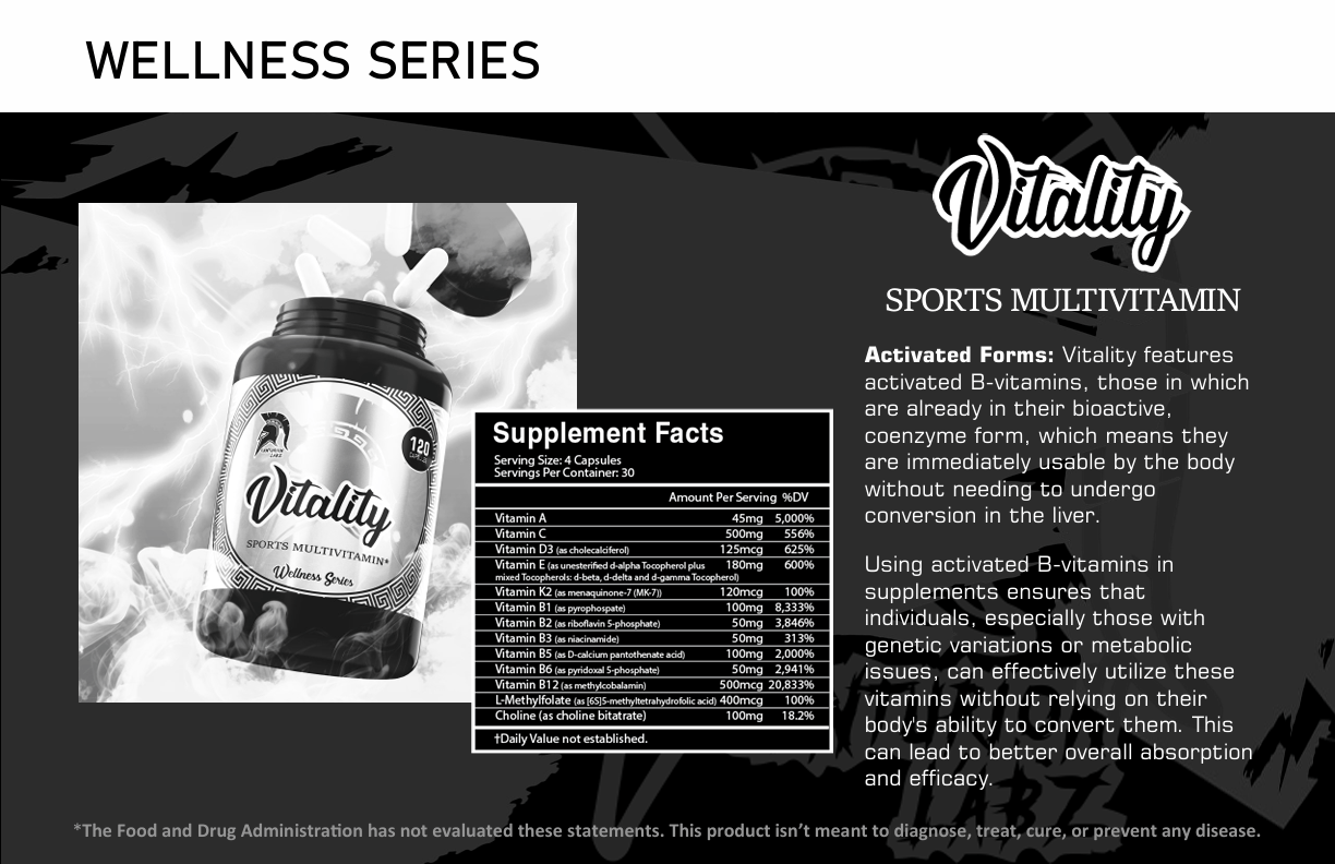 VITALITY: Sports Multivitamin* - CENTURION LABZ